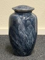 Urn / vaas blauw marmer, Ophalen of Verzenden