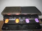 Gourmet Raclette   Steen/grill plaat/8 st. pannetjes, Witgoed en Apparatuur, Gourmetstellen, Ophalen, Zo goed als nieuw, 8 personen of meer
