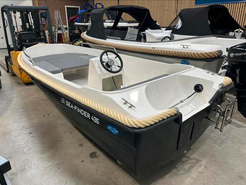 Sea-Finder 435 - Gentle 435 - SeaFinder 435 sloep occasion, Watersport en Boten, Sloepen, Zo goed als nieuw, Tot 10 pk, 3 tot 6 meter