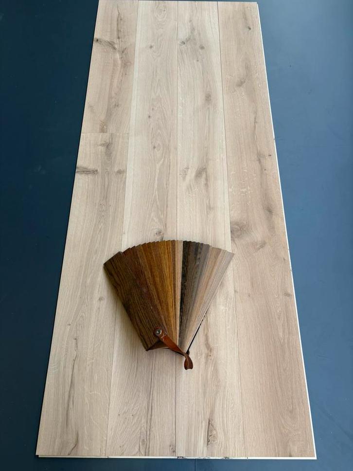 Eiken houten vloer €39.5 inc btw 300m2 beschikbaar parket, Doe-het-zelf en Verbouw, Vloerdelen en Plavuizen, Nieuw, Vloerdelen of -planken