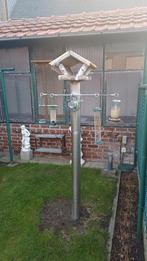 Voederbakstation op INOX paal, Tuin en Terras, Vogelhuisjes en Vogelbaden, Ophalen