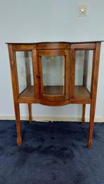 heel oud kastje met dienblad, Ophalen of Verzenden, Gebruikt, Rechthoekig, Hout