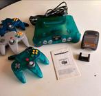 Nintendo 64 Console + 3 Controllers en Transer Pak, Ophalen of Verzenden, Gebruikt, Overige kleuren, Met 3 controllers of meer