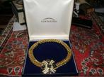 mooie antourage ketting, Overige materialen, Ophalen of Verzenden, Zo goed als nieuw, Met edelsteen