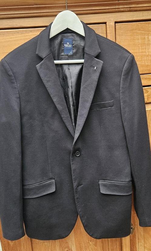 Zwart colbert, maat S, slim model, Refill van Shoeby, Kleding | Heren, Kostuums en Colberts, Zo goed als nieuw, Maat 46 (S) of kleiner