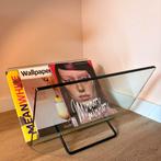 FIAM 80’s tijdschriftenrek glas, Huis en Inrichting, Woonaccessoires | Krantenbakken en Lectuurbakken, Ophalen of Verzenden, Zo goed als nieuw