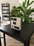 Betonnen Tegeltje met 3D Letters - Handgemaakt, Ophalen of Verzenden, Nieuw