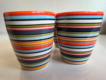 Nieuw Set 4 Iittala Origo Bekers Oranje Alfredo Häberli beschikbaar voor biedingen