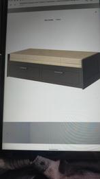 Ikea brimnes uitschuifbed, Huis en Inrichting, Slaapkamer | Bedden, Ophalen, Gebruikt, Zwart, Tweepersoons