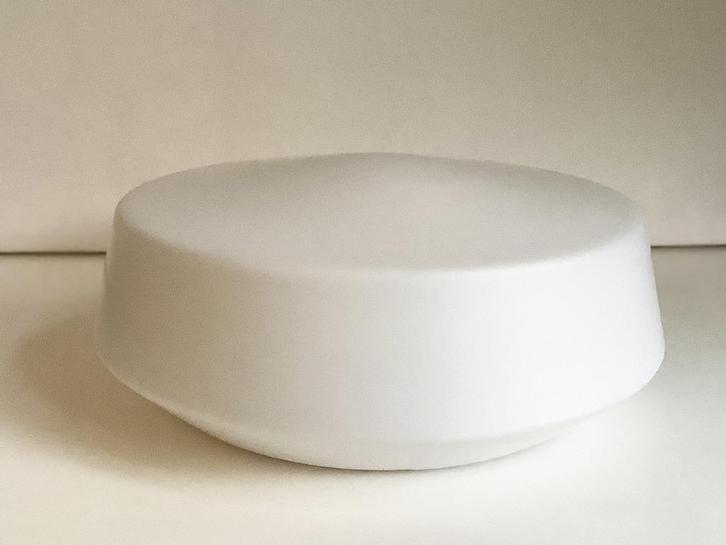 Vintage plafondlamp bauhaus RZB Leuchten DKN, Huis en Inrichting, Lampen | Plafondlampen, Gebruikt, Glas, Hout, Metaal, Overige materialen