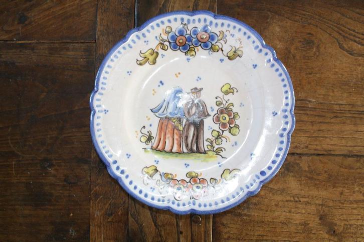 Twee kleine, een groot wandbord. Spaans., Antiek en Kunst, Antiek | Wandborden en Tegels, Ophalen of Verzenden