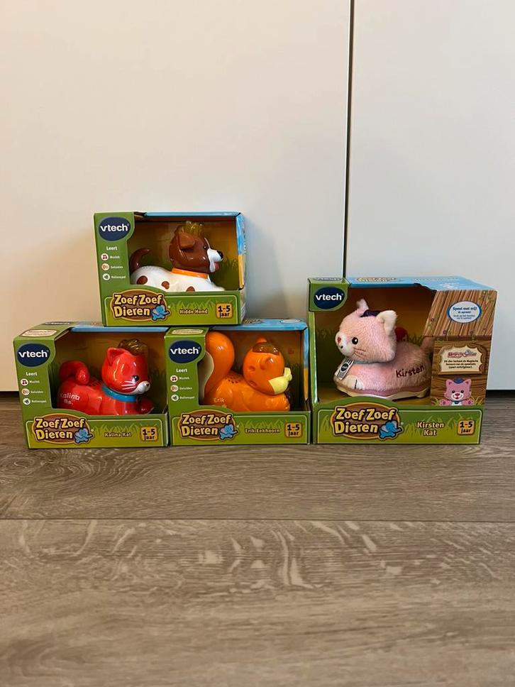 Vtech Zoef Zoef Dieren nieuw 4 stuks!, Kinderen en Baby's, Speelgoed | Overig, Nieuw, Jongen of Meisje, Ophalen of Verzenden