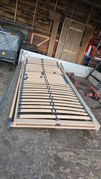 Elektrisch verstelbare lattenbodem met extra rugsteun, Ophalen, Gebruikt, 90 cm, Eenpersoons