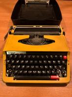 Typemachine Brother Deluxe 850TR warm geel jaren ‘70, Diversen, Typemachines, Ophalen, Zo goed als nieuw