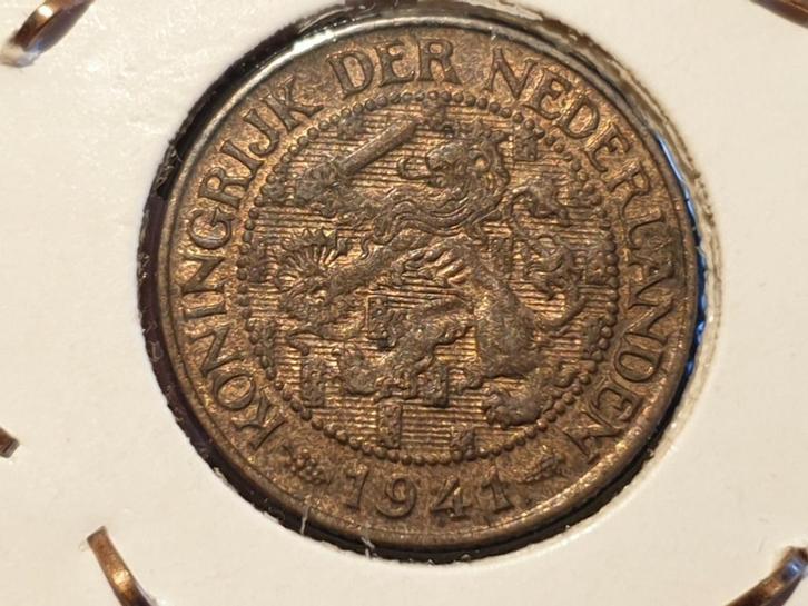 1 cent 1941 nr.6 (04), Postzegels en Munten, Munten | Nederland, 1 cent, Koningin Wilhelmina, Ophalen of Verzenden