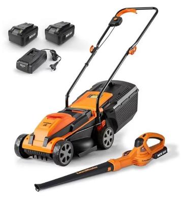 Aktie Aanbieding! Handige Accu Grasmaaier & Accu Blower.   beschikbaar voor biedingen