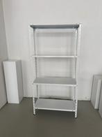 Stellingkast metaal wit 150x75x30, Ophalen, Zo goed als nieuw