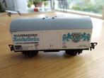 wagon met opdruk kulmbacher, Gebruikt, Gelijkstroom, Fleischmann, Wagon