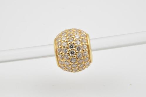 14 karaat gouden Pandora Bedel, Sieraden, Tassen en Uiterlijk, Bedels, Gebruikt, Pandora, Zilver, 1 bedel, Ophalen of Verzenden