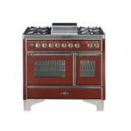 Boretti Fornuis - 2 Ovens + Grillplaat, Witgoed en Apparatuur, Ovens, Ophalen, Hete lucht, 60 cm of meer, Zo goed als nieuw