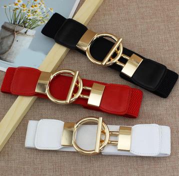 Elastische taille riem rode zwarte witte gouden tailleriem  beschikbaar voor biedingen