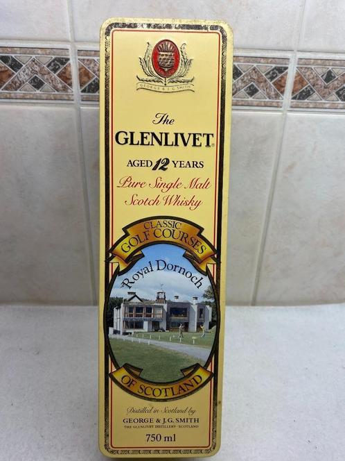 Whisky Blik The Glenlivet (2), Verzamelen, Blikken, Gebruikt, Overige, Overige merken, Ophalen of Verzenden