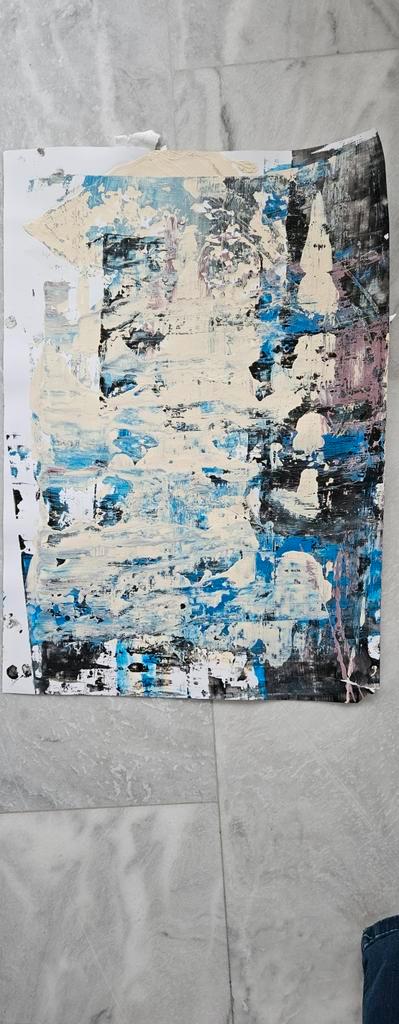 Abstract Schilderij, Antiek en Kunst, Kunst | Schilderijen | Abstract, Ophalen of Verzenden