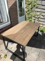 MOET WEG eiken eettafel, Huis en Inrichting, Tafels | Eettafels, Ophalen, 100 tot 150 cm, Eikenhout, 50 tot 100 cm