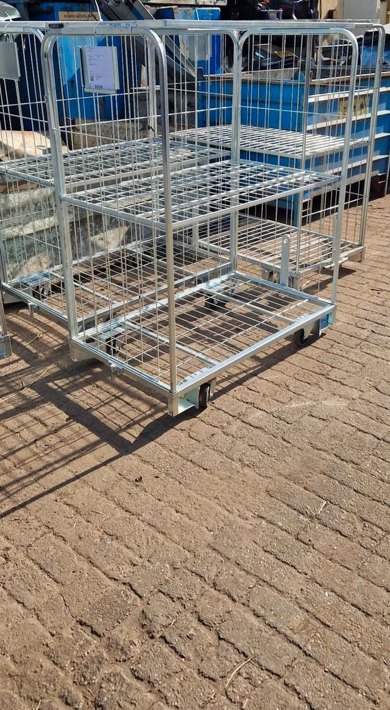 Magazijnkar Rolcontainer Transpotkar, Doe-het-zelf en Verbouw, Transportwagens, Ophalen of Verzenden
