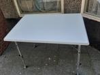Tafel, tuintafel, in hoogte verstelbaar, 100 x 66 cm, 2 sort, Tuin en Terras, Tuintafels, Ophalen, Gebruikt, Rechthoekig, Kunststof