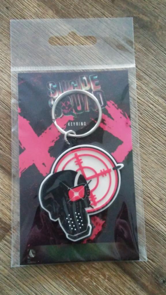 Suicide Squad Warner Bros DC Comics sleutelhanger film, Verzamelen, Film en Tv, Zo goed als nieuw, Ophalen of Verzenden