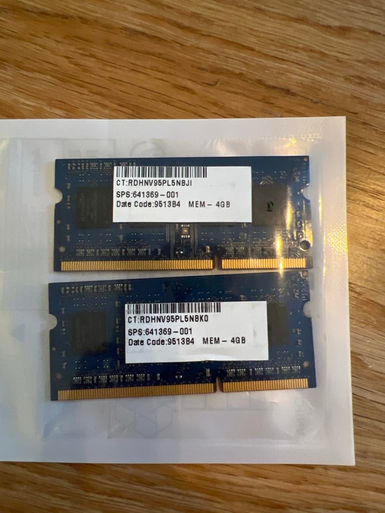 Kingston 4GB So-Dimm DDR3, DDR3, Ophalen of Verzenden, Zo goed als nieuw, Laptop