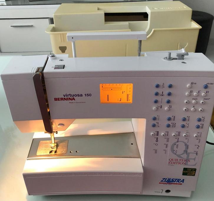 Naaimachine bernina virtuosa 150, Hobby en Vrije tijd, Naaimachines en Toebehoren, Zo goed als nieuw, Naaimachine, Bernina, Ophalen of Verzenden