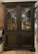Vintage vitrinekast, klassieke pronkkast, vitrine kast VdlM, Huis en Inrichting, Kasten | Vitrinekasten, Ophalen, 100 tot 150 cm