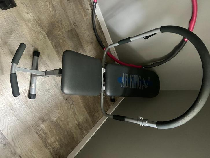 Ab King Pro – Buikspiertrainer, Sport en Fitness, Fitnessapparatuur, Gebruikt, Overige typen, Buik, Rug, Metaal, Ophalen of Verzenden