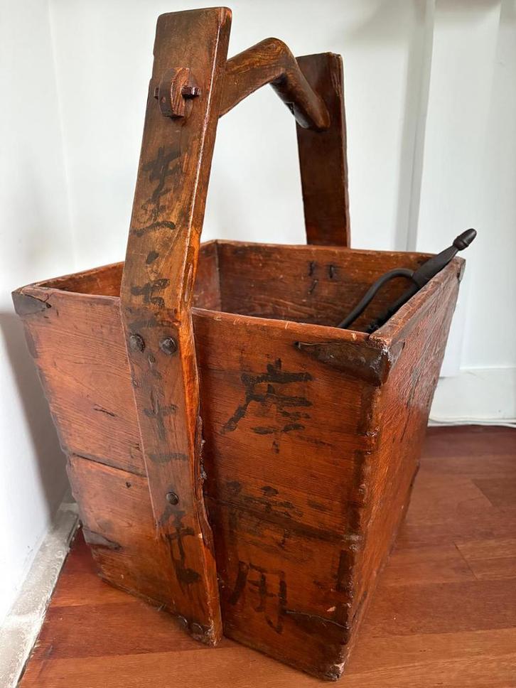 Japanse rijstbak, Huis en Inrichting, Woonaccessoires | Krantenbakken en Lectuurbakken, Gebruikt, Ophalen