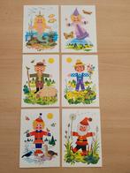 6x Kaart voor het kind kinderzegel 1974 George Riel, Ophalen, 1960 tot 1980, Ongelopen, Kinderen