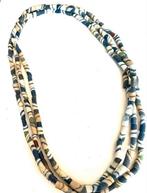 Afrikaanse glas handelskralen ketting, Overige materialen, Overige kleuren, Verzenden, Verstelbaar