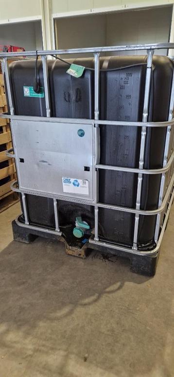 Te koop schone zwarte ibc container 1000 liter vaten beschikbaar voor biedingen