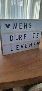 Lightbox met letters en symbolen, Huis en Inrichting, Ophalen of Verzenden