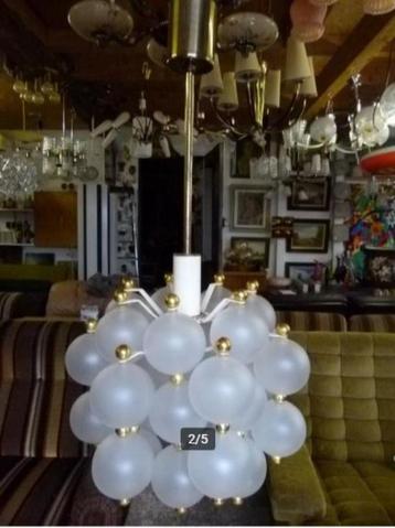 mid-century Kinkeldey hanglamp design beschikbaar voor biedingen