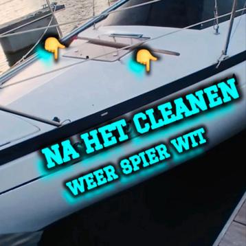 Ziet u op tegen het schoon maken van uw boot NauticCleaning beschikbaar voor biedingen