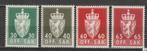 TSS Kavel 1130240 Noorwegen pf minr 86-87-89-90 Dienst Mooi, Postzegels en Munten, Postzegels | Europa | Scandinavië, Noorwegen