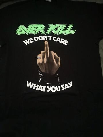 Overkill tourshirt 80's M.  beschikbaar voor biedingen