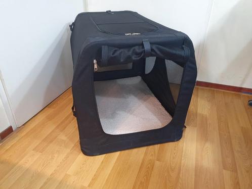 Middelgrote stoffen bench met orthopedisch kussen, Dieren en Toebehoren, Hondenbenches, Zo goed als nieuw, Ophalen of Verzenden