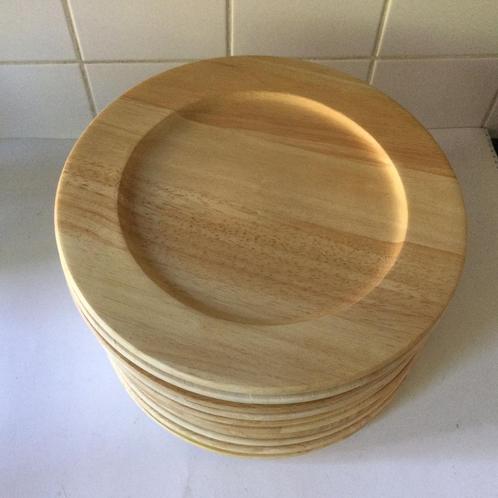 Rubberhouten onderborden (10) IKEA vintage, Huis en Inrichting, Woonaccessoires | Schalen en Manden, Zo goed als nieuw, Schaal
