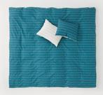 Zara katoenen dekbedovertrek donkerturkoois geruit 200x220, Huis en Inrichting, Slaapkamer | Beddengoed, Dekbedovertrek, Ophalen of Verzenden