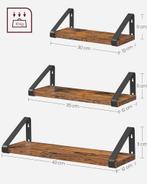 Vasagle wandplanken set van 3 in prima staat, LWS33BX, Ophalen of Verzenden, Zo goed als nieuw