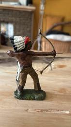 Lineol indiaan met pijl en boog, Antiek en Kunst, Ophalen of Verzenden