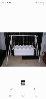 Schommelwieg wit, Ophalen of Verzenden, Zo goed als nieuw, 180 cm of meer, Matras